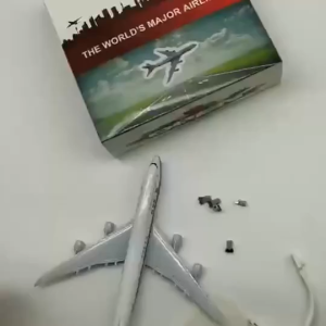 Wholesale OEM 20cm Diecast Airplanes Model Boeing B747 B787 Airbus A350 A320 Plane Aircraft Toys With Landing Gear Kids Gifts