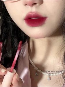 Misty Matte Lip Glaze Lipstick Easy to Apply Non-sticky Cup Lip Gloss Long Lasting Sweet Girl Lip Tint Korean Makeup Cosmetics