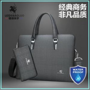 Premium Ballistic Nylon Business Portable Briefcase Handbag Men Large Capacity Messenger Sling Beg Waterproof Tote Bag