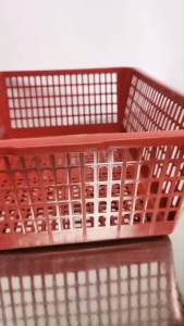 LARGE Rectangular Plastic Colander Basket/ Big Storage Basket/ Laundry Hamper Basket/ Bakul Raga Storage Organizer/ Tray