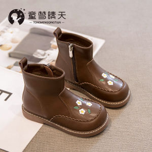 Giày Bốt Martin Trẻ Em Mùa Thu Đông Mới 2025 Giày Bốt Công Chúa Lót Lông Cừu Cho Bé Gái Giày Bốt Ngắn Cho Bé Trai Và Bé Gái