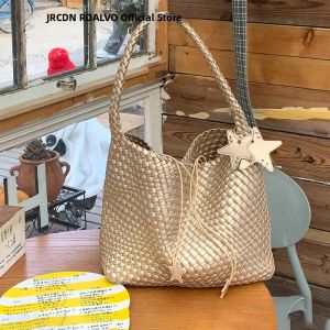 URCDN RDALVO | Luxury Beach Weaving Tote Bag Large Capacity