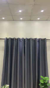 ผ้าม่านสีเทาอ่อน กันแสงUVถึง98% คุณภาพสูง มีให้เลือกทั้งแบบ ตาไก่ ตีนตุ๊กแก ตะขอ สั่งตัดได้ทุกขนาด กันร้อน ทิ้งตัวสวย ทนทาน คุ้มค่า พร้อมจัดส่งทั่วไทย