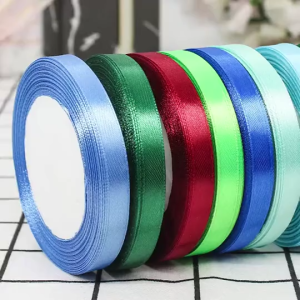 Ruy Băng Lụa 1cm x 22m Nhiều Màu Cuộn Dài 22 Mét Bản Rộng 1cm/2cm/4cm Dùng Buộc Hoa Gói Quà Làm Nơ Đẹp