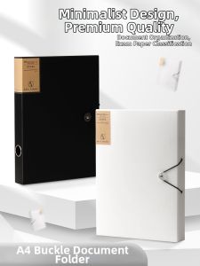 NEJA LIFE | Buckle Desktop Thick Financial Document Box 35mm