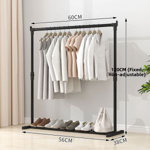 Simple Assembled Standing Clothes Rack