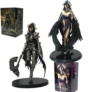 Bandai | 2026 Hot 18/24cm OVERLORD King of the Undead Albedo Armor Design Model Figure Collection Series Doll Toys Fans Birthday Gifts