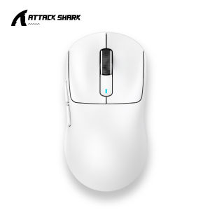 ATTACK SHARK | ATTACK SHARK X3 Tri-mode Wireless Gaming Mouse PAW3395 49g Ultra Lightweight 26000DPI RGB Ergonomic Mice For PC Laptop Gamer