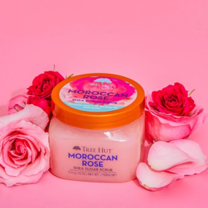 Tẩy tế bào chết nhập khẩu từ Mỹ Tree Hut Moroccan Rose Shea Sugar Scrub