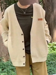 UYFY | Plus Size V-Neck Long Sleeve Knitted Open Cardigan Womens Loose Slimming Casual Stylish Top Autumn New Arrival UYFY Brand