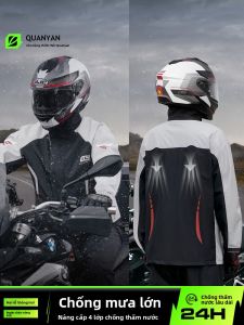 QUANYAN | Rainproof Raincoat for Adult Riders 1 Set