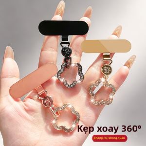 ZHENGEGE | Diamond-Decorated Rotatable Thin Durable Charging-Compatible Phone Lanyard Connector