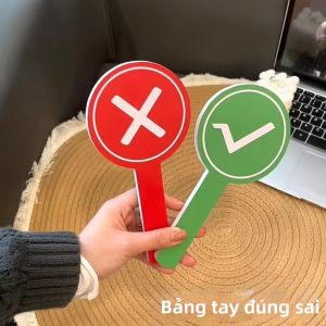Trò Chơi Bầu Cử Dùng Biển Đồng Ý - Không Đồng Ý Hai Mặt
