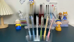 LD-A125 Cutter Mini Lucu Bentuk Pena Pisau Pulpen Ukir Pemotong Kertas Alat Tulis Kantor Portable