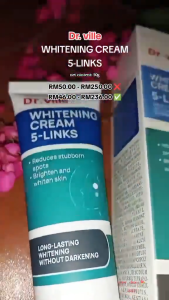 Dr.ville Dark Spot Remover and Whitening Cream Face Melasma Melanin Removal Brightening Anti-Aging Reducing Age Spots for Women 美白祛斑霜