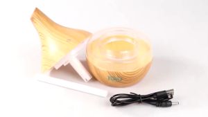 300ml Humidifier Model Kayu KBAYBO Ultrasonic Air Humidifier Aromatherapy Wood