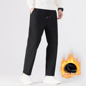 Male Outdoor Sports Pants Winter Warm Waterproof Windproof Running Trousers Thickened Jogging Fitness Casual Sports Long Pants