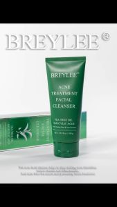 BREYLEE Tea Tree Oil Acne Cleanser Deep Cleansing Oil Control Facial Cleansing Treatment 100g
