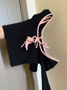 Áo Thun Tay Dài Cổ Chữ U Nữ Mùa Thu Thiết Kế Áo Sơ Mi Phong Cách Đường Phố Mua Sắm Trực Tuyến Trang Chủ Thương Hiệu