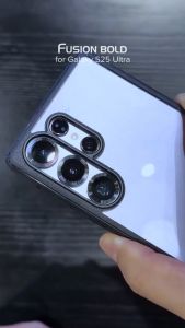 RINGKE® FUSION BOLD Rigid Strong Samsung Galaxy S25+/ S25 Crystal Clear Back Shockproof Soft TPU Bumper Phone Cover Case