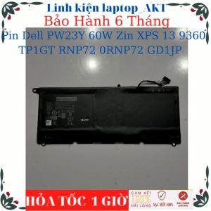 [Pin Zin]Pin Laptop Dell PW23Y 60W Zin Dell XPS 13 9360 TP1GT RNP72 0RNP72 GD1JP