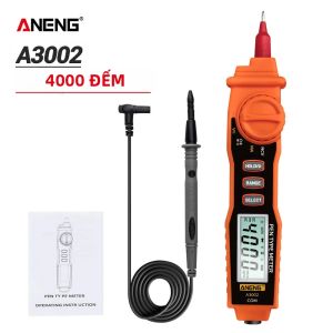 ANENG | ANENG A3002 Đồng Hồ Vạn Năng Kỹ Thuật Số Loại Bút Không Tiếp Xúc 4000 Đếm Máy Kiểm Tra Điện Áp AC/DC Ohm Diode Công Cụ Đo Điện Dung Liên Tục