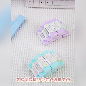 deli | Student Use Clean Crumbs-free Cartoon Creative Coreless Safe Eraser