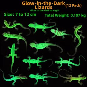 Glow in the Dark Soft Plastic Lizard Toy Model