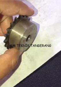 Sprocket RS 25 x 20 T Gear Rantai Single Gir gigi Z 20T RS25 -1 25Z20 25X20T 25-1 tipe B