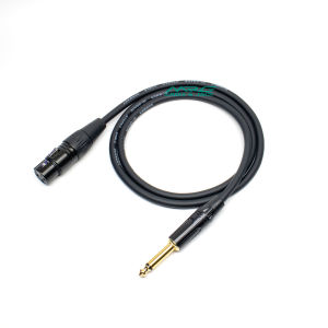Dây Canon Cái Ra 6 Ly dài 0.5m-1m-2m-3m-5m-8m-10m (XLR-Female to TS 1/4inch) dây kết nối tín hiệu âm thanh từ đầu jack canon cái sang đầu jack 6ly 6.5mm dây cắm micro sang amply mixer vang số vang cơ.