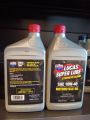 LUCAS OIL SEMI/FULLY SYNTHETIC 10W40 10W50 MOTORCYCLE ENGINE OIL MINYAK HITAM. 