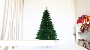 Christmas Tree 4/5/6/7/8 FT Artificial PVC Xmas Tree with Metal Stand Holiday Christmas Decoration