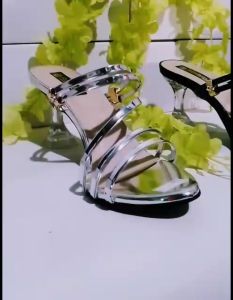 sendal hegh heel hak kaca 7cm
