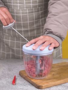 Marino Home เครื่องบดกระเทียม ที่บดกระเทียม เครื่องปั่นพริก ปั่นหมู แบบมือดึง ขนาด 900ml. No.Y1313