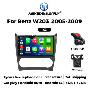 IPS Touch Screen 9inch Car Radio ForMercedes Benz C-Class W203/CLC W203 2005-2009 Carplay GPS Autoradio Multimedia Video Player