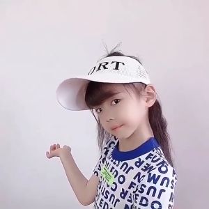 HZ Topi Anak Knit Visor SPORT Topi Golf Anak SPORT Topi Senam Olahraga Baseball Cap Topi Pantai Sunshade