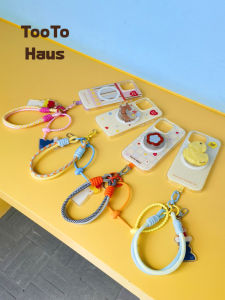 สายรัดข้อมือโทรศัพท์แบบทอสีตัดกัน TH25 ทนทาน ป้องกันการสูญหาย สายรัดกระเป๋าแบบยูนิฟอร์ม สายรัดโทรศัพท์มือถือแบบยูนิฟอร์ม