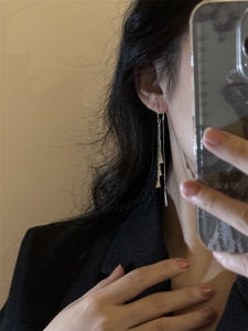 Elegant Waterdrop Tassel Earrings for Women: 2024 New Fashion Simple Versatile High-End Feelings Exquisite Ear Jewelry