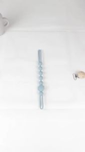 Soft Silicone Baby Pacifier Chain Adjustable Soother Lanyard Anti-drop Teething Toy Chain for Strollers and Car Seats