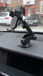 HOCO CA83 David Dashboard Car Phone Holder One Button Center Console Suction Cup Mount Universal Mobile Phone Stand