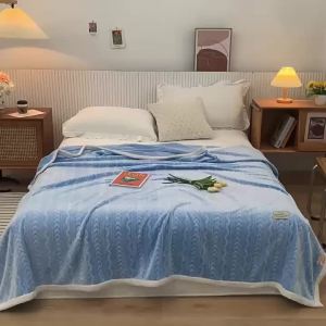 Thickened Coral Fleece AC Blanket