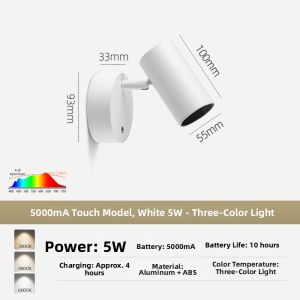 DENGFU | High Brightness Wireless Charging Wall Light