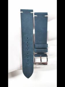 Vintage Dầu Sáp Da Dây Đồng Hồ 22mm Nâu Handmade Khâu Dây Da Bò Cho Omega Seiko Đa Năng Cổ Tay 18mm 20mm 21mm
