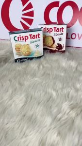 COCO Crisp Tart Biscuits 66g Buy 1 Get 1 Free | White & Dark Chocolate Sandwich Cookies Crispy Creamy Snack