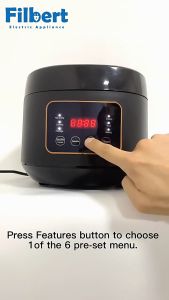 [Ready stock] Smart Rice Cooker Electric 5L Automatic Electric Cooker Household 8-10 Bowls of Rice Cooker Nonstick pan No IH Induction Heating Appointment LED Display 智能电饭煲