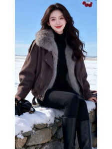 Shalldoer | Chic Non-duplicate Warm Lined Collar Short Coat