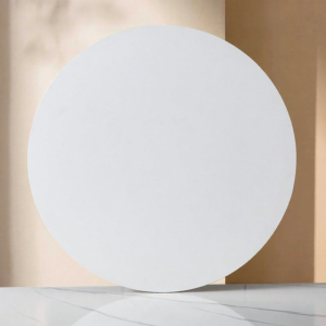 Marble-like Rotating Lazy Susan Round