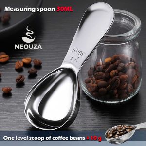 Neouza muỗng cà phê thép không gỉ 30ml Espresso muỗng muỗng canh muỗng định lượng cho cà phê đậu trà sợi đường bột mì