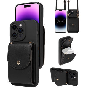 Faux Leather Phone Case for Samsung Galaxy S26 S25 S24 S23 S22 S21 S20Plus Ultra FE Multifunctional Protective with Card Holder