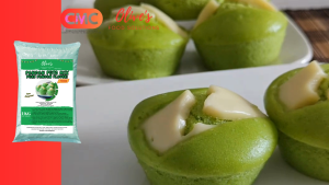 Olives Pandan Glaze Powder 250g – Just Add Water! | Sweet & Aromatic Dessert Glaze